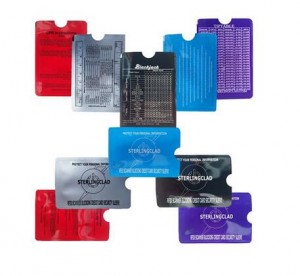 wholesale and OEM RFID blocking card sleeves for credit card and passport