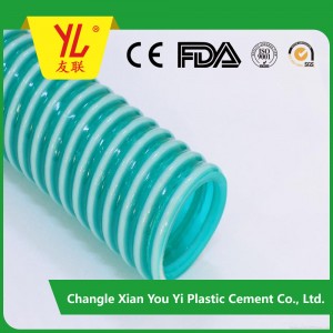 rigid plastic helix  corrugated  pvc  suction hose