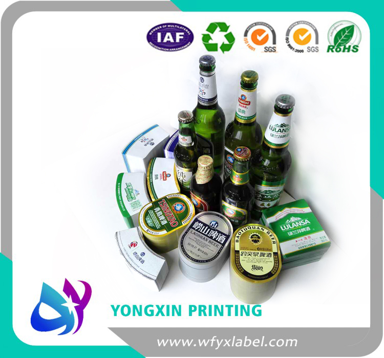 Export quality glass bottle labels