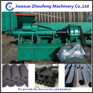 Charcoal powder briquette stick extruding making machine  (wechat:0086-18739193590)