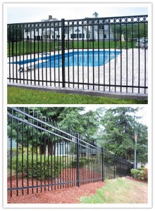 High Quality Cheap Garden  Aluminum Fence Factory