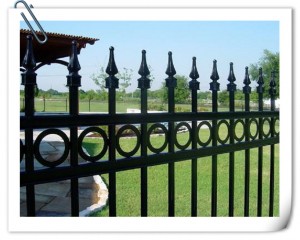 high quality outdoor Security Ornamental aluminum fence